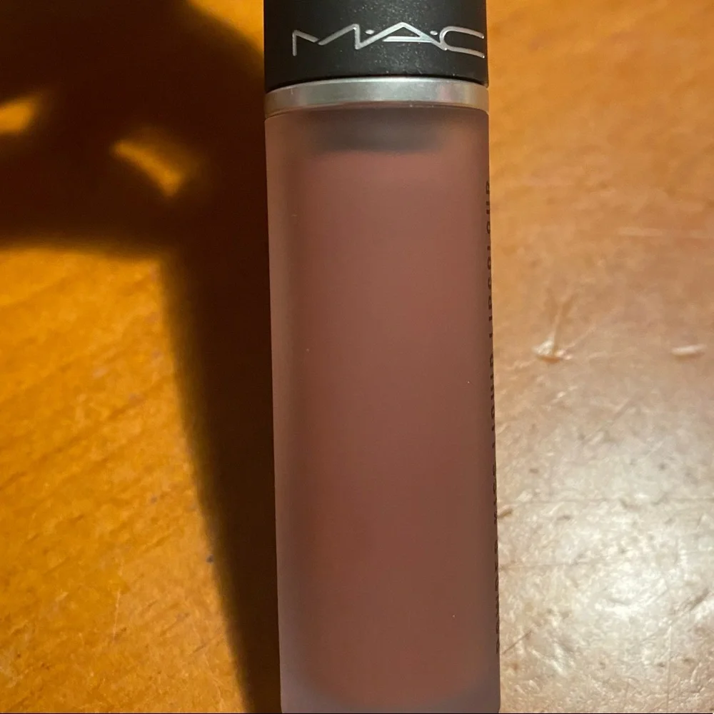 MAC Powder Kiss Liquid Lipcolour Over the Taupe